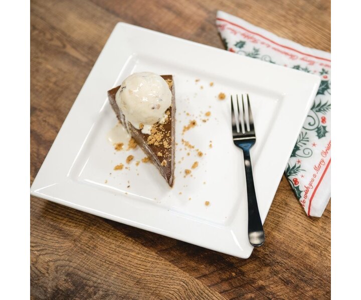 LUMINA Fine China Assiette carrée 26,5 x 26,5 cm