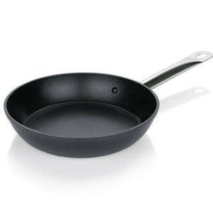 wok anti adhésif en fonte d'aluminium 28 cm