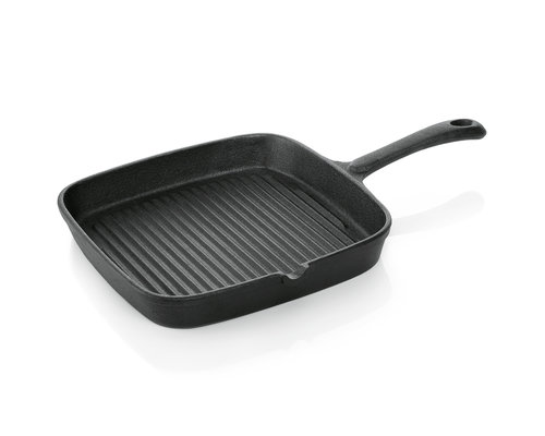 M & T  Griddle pan 22 x 22 cm cast iron