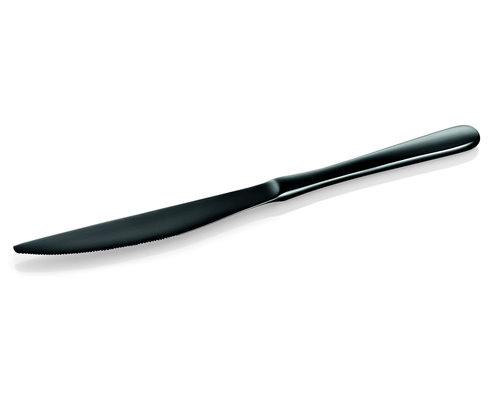 M & T  Table knife " Elegance " black shiny black PVD coating