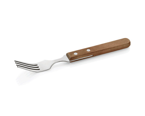 M & T  Steakfork with wooden handle