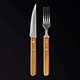 M & T  Steakfork with wooden handle