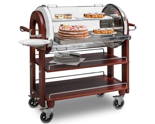 ZEPé Chariot à dessert et fromage roll top automatique