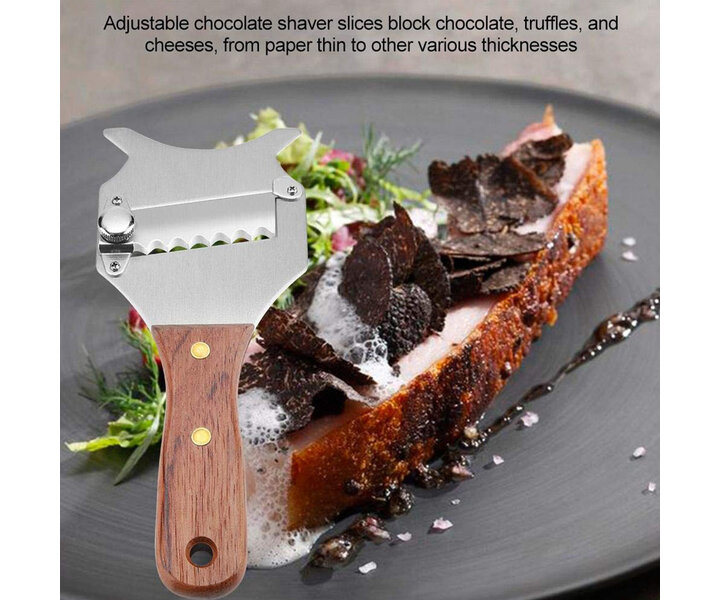 M&T Coupe truffe mandoline lame dentelée unie