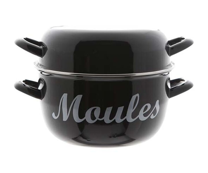 M&T Casserole à moules diamètre 24 cm avec impression " Moules "
