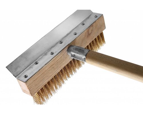 M&T Pizza oven brush with scraper