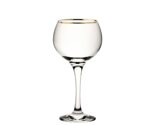M&T Gin & Cocktail glass 56 cl with golden rim