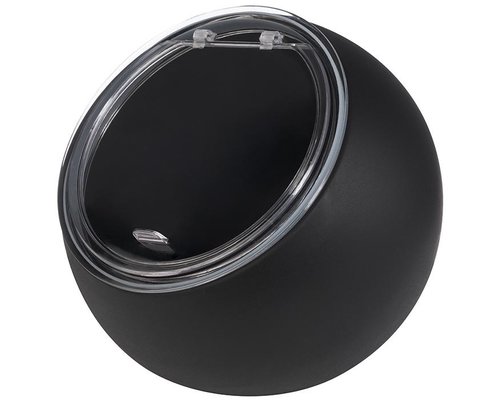 M&T Ensemble de  4 pcs présentoirs de buffet MOON en melamine noir couvercle inclus