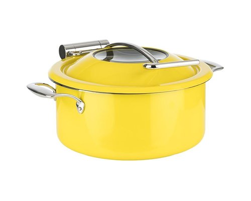 M & T  Induction station 8 elements with yellow chafing dish