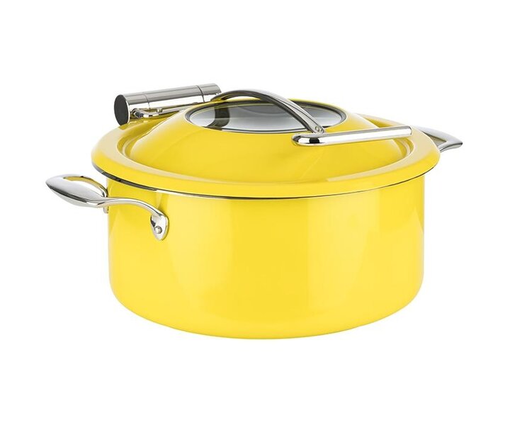 M&T Induction station 8 elements with yellow chafing dish