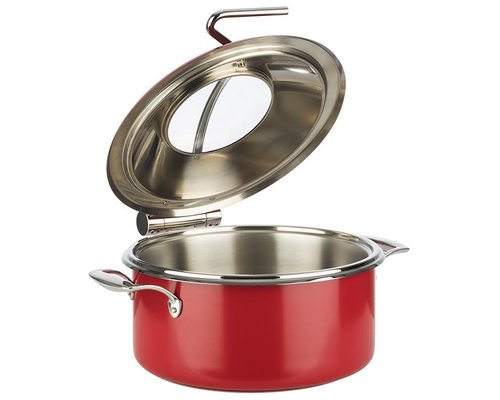 M & T  Induction station 8 elements with red chafing dish