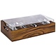 M & T  Cutlery box acacia wood with acryl cover