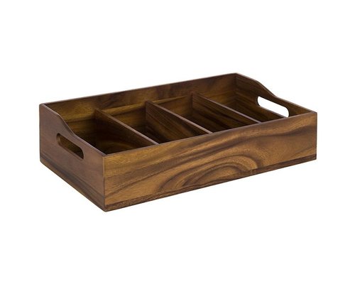 M & T  Cutlery box acacia wood