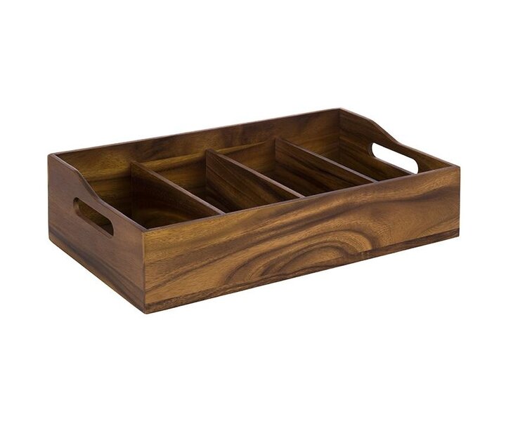M&T Cutlery box acacia wood