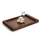 M & T  Tray 50 x 31 cm walnut wood lacquered large size