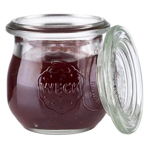 WECK  Glass pot small with lid 0,08 liter set 12 pieces