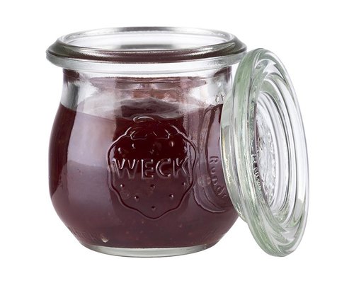WECK  Glass pot small with lid 0,08 liter set 12 pieces