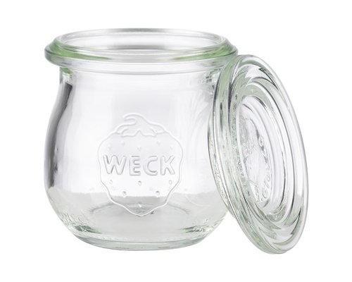 WECK  Glass pot small with lid 0,08 liter set 12 pieces