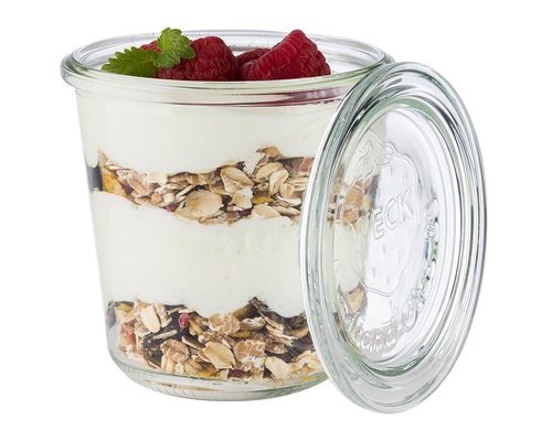 WECK  Potje met glazen deksel 0,29 liter set 6 stuks