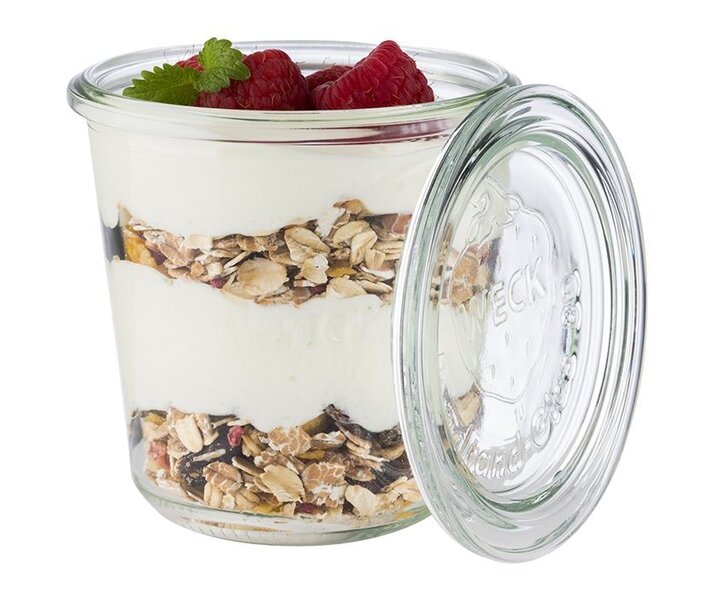 WECK  Glass pot with lid 0,29 liter set 6 pieces