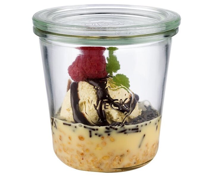 WECK  Glass pot with lid 0,29 liter set 6 pieces