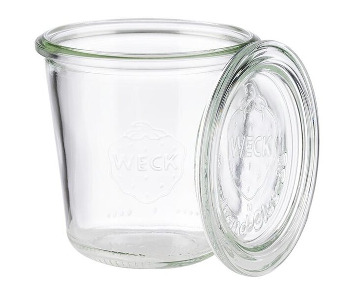 WECK  Potje met glazen deksel 0,29 liter set 6 stuks