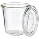 WECK  Glass pot with lid 0,29 liter set 6 pieces