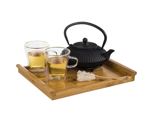 M & T  Serving tray bamboo wood GN 1/2 dim. 32,5 x 26,5 x h 3 cm