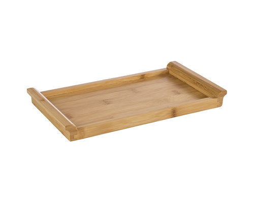 M & T  Plateau de service GN 1/3 en bois de bambou dim. 32,5 x 17,6 x h 3 cm