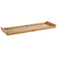 M & T  Plateau de service GN 2/4 en bois de bambou dim.  53 x 16,2 x h 3 cm