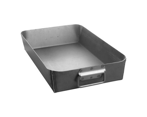 M & T  Roasting pan 50 x 30 x h 9 cm stamped steel with falling handles