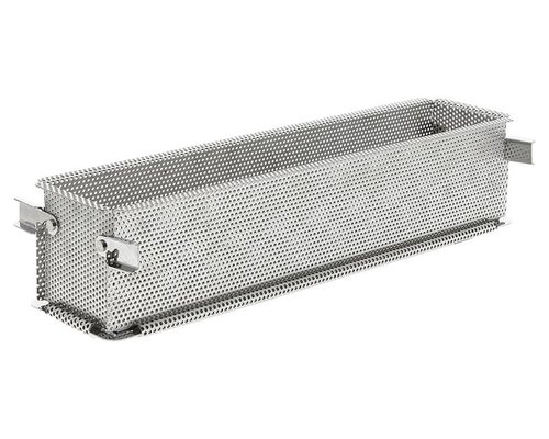 DE BUYER  Moule rectangulaire dépliable à charnières 24 x 5 x h 6 cm GEOFORME, inox perforé