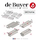 DE BUYER  Moule rectangulaire dépliable à charnières 24 x 5 x h 6 cm GEOFORME, inox perforé