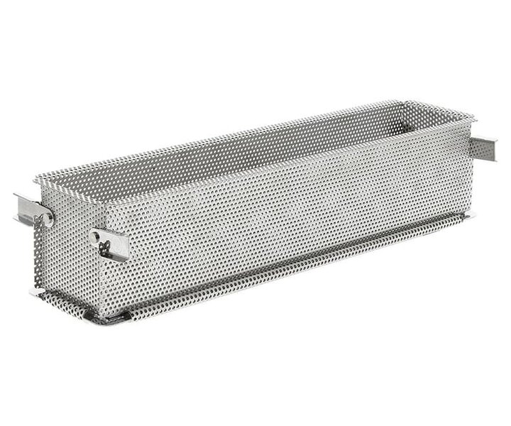 DE BUYER  Baking mould 48 x 9 x 8,5 cm perforated s/s foldable