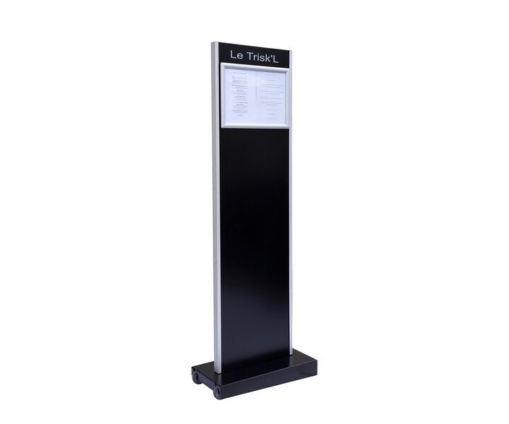 M&T Menu Stand  footed 2 pages din A4 column