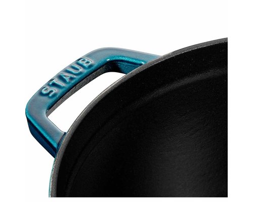 STAUB Cocotte ronde 24 cm " La mer "  bleu