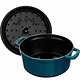 STAUB Cocotte rond 24 cm   "La mer"  blauw