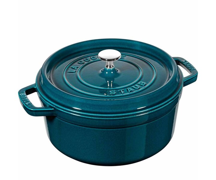 STAUB Cocotte rond 26 cm   "La mer"  blauw