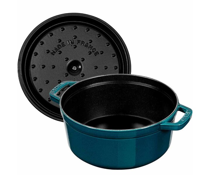 STAUB Cocotte ronde 28 cm " La mer "  bleu