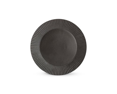 M & T  Assiette plate  Ø 30,5 cm " Aurora noir "