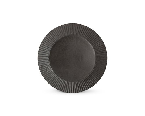 M & T  Assiette plate  Ø 26 cm " Aurora noir "