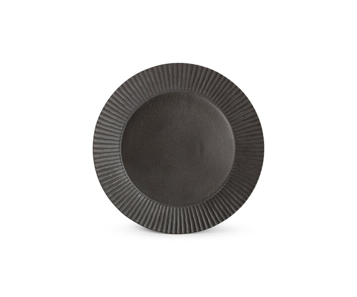 M&T Flat plate  Ø 26 cm " Aurora black "