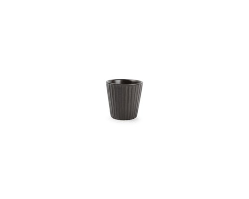 M & T  Demi tasse cup 9 cl " Aurora black "