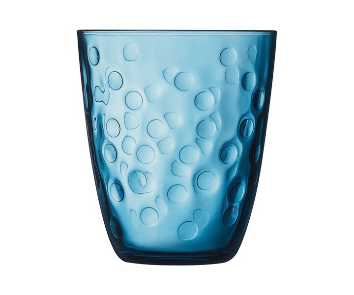 LUMINARC  Goblet à eau 31 cl " Concepto Bulle Pepite " bleu