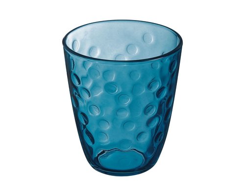 LUMINARC  Water - and soda goblet 31 cl " Concepto Bulle Pepite " blue