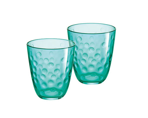 LUMINARC  Water - en frisdrank glas 31 cl " Concepto Bulle Pepite " groen