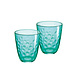 LUMINARC  Water - and soda goblet 31 cl " Concepto Bulle Pepite " green