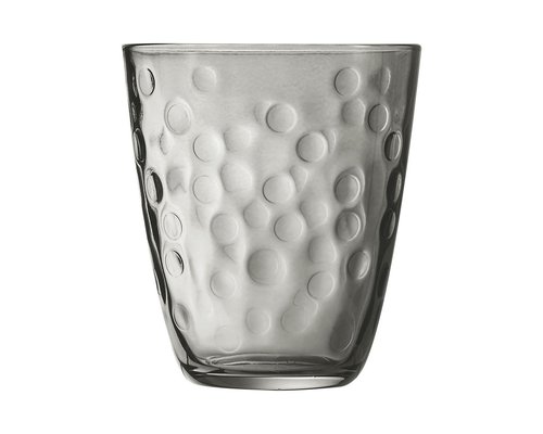 LUMINARC  Water - and soda goblet 31 cl " Concepto Bulle Pepite " grey