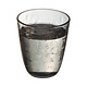 LUMINARC  Water - en frisdrank glas 31 cl " Concepto Bulle Pepite " grijs