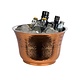 M & T  Bottle cooler double walled hammered copper